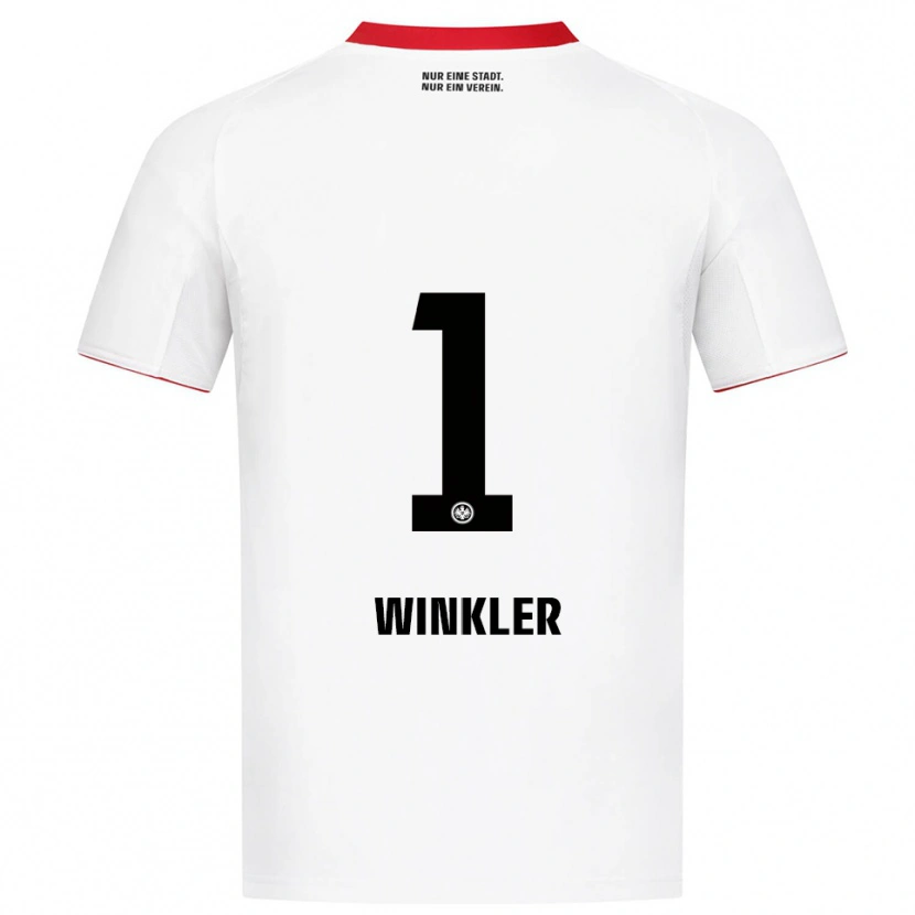 Danxen Kinder Sophia Winkler #1 Weiß Rot Auswärtstrikot Trikot 2025/26 T-Shirt Österreich
