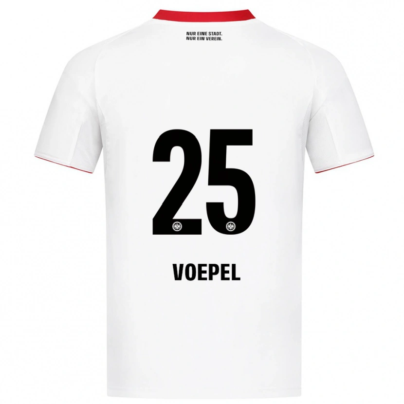 Danxen Kinder Lukas Voepel #25 Weiß Rot Auswärtstrikot Trikot 2025/26 T-Shirt Österreich