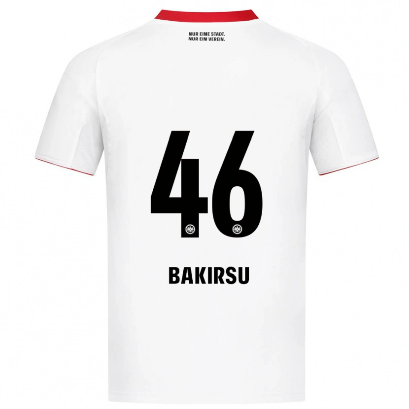 Danxen Kinder Hüseyin Bakirsu #46 Weiß Rot Auswärtstrikot Trikot 2025/26 T-Shirt Österreich