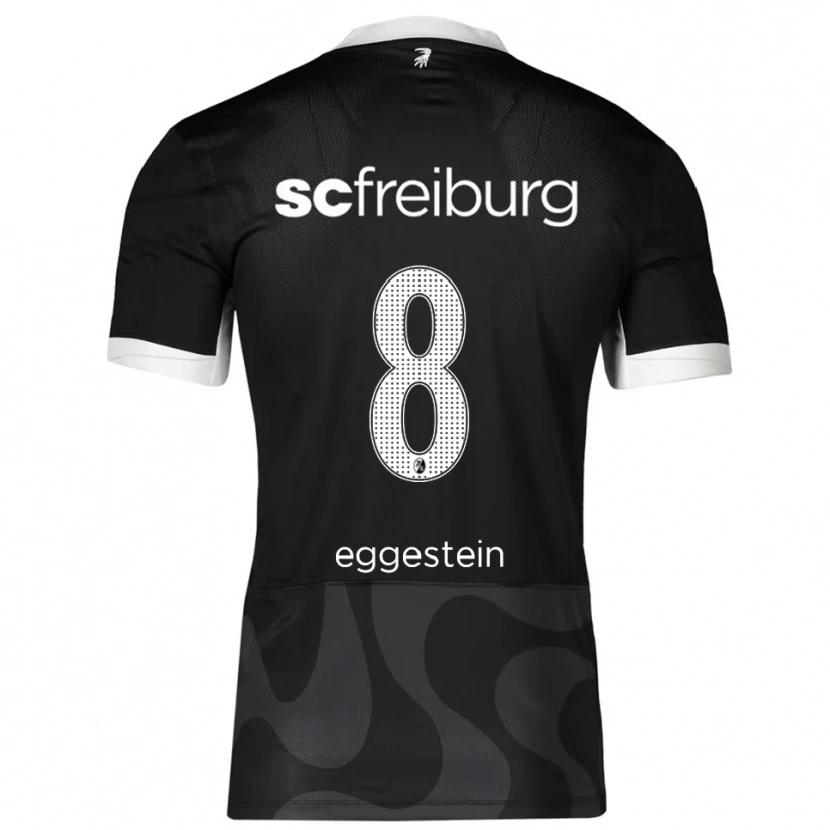 Danxen Kinder Maximilian Eggestein #8 Schwarz Weiß Auswärtstrikot Trikot 2025/26 T-Shirt Österreich
