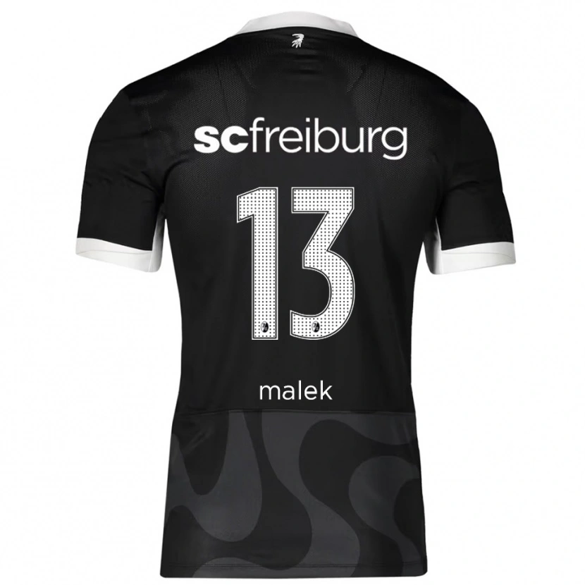 Danxen Kinder Jannik Malek #13 Schwarz Weiß Auswärtstrikot Trikot 2025/26 T-Shirt Österreich