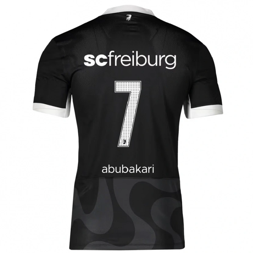 Danxen Kinder Stefanos Abubakari #7 Schwarz Weiß Auswärtstrikot Trikot 2025/26 T-Shirt Österreich