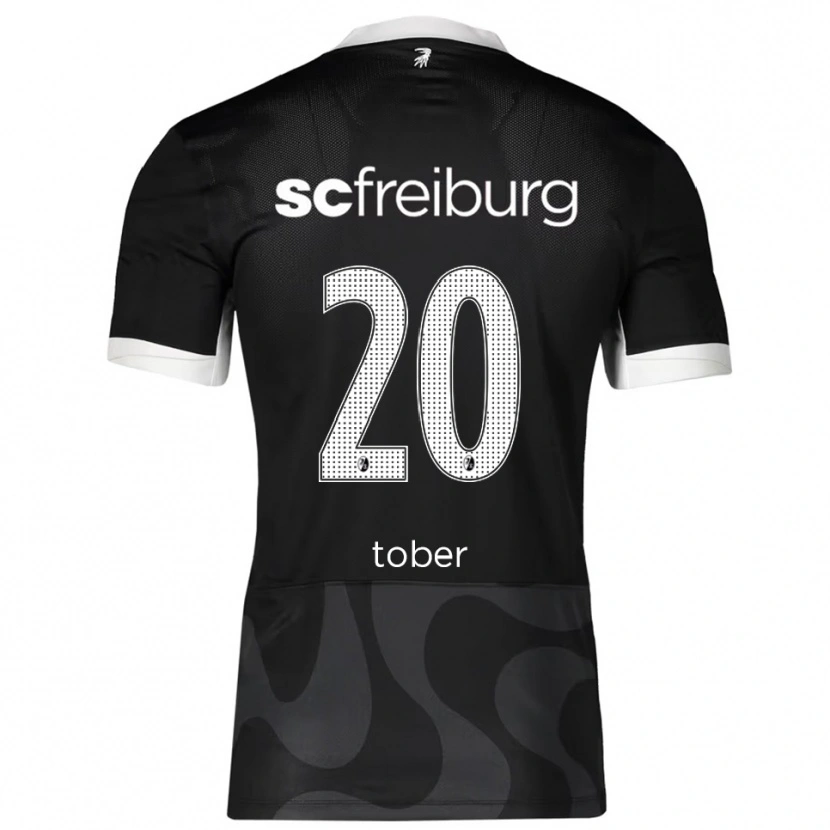 Danxen Kinder Louis Tober #20 Schwarz Weiß Auswärtstrikot Trikot 2025/26 T-Shirt Österreich