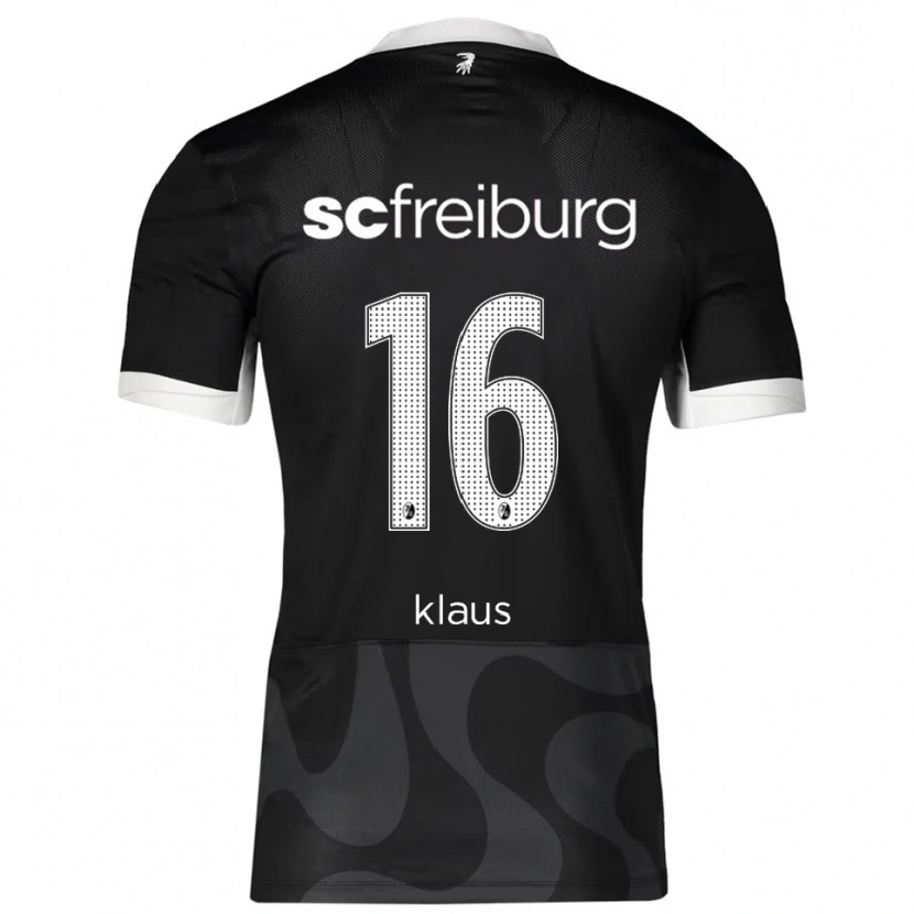 Danxen Kinder Elias Klaus #16 Schwarz Weiß Auswärtstrikot Trikot 2025/26 T-Shirt Österreich