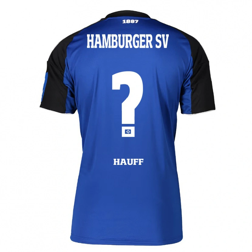 Danxen Kinder Daniel Hauff #0 Blau Schwarz Auswärtstrikot Trikot 2025/26 T-Shirt Österreich