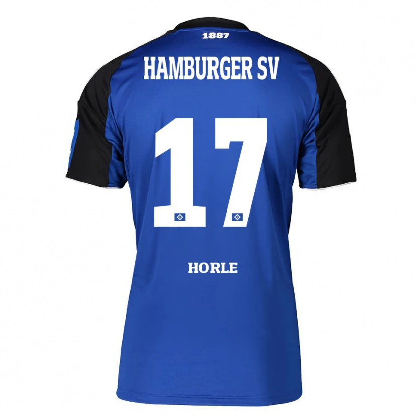Danxen Kinder Tim Niclas Hörle #17 Blau Schwarz Auswärtstrikot Trikot 2025/26 T-Shirt Österreich