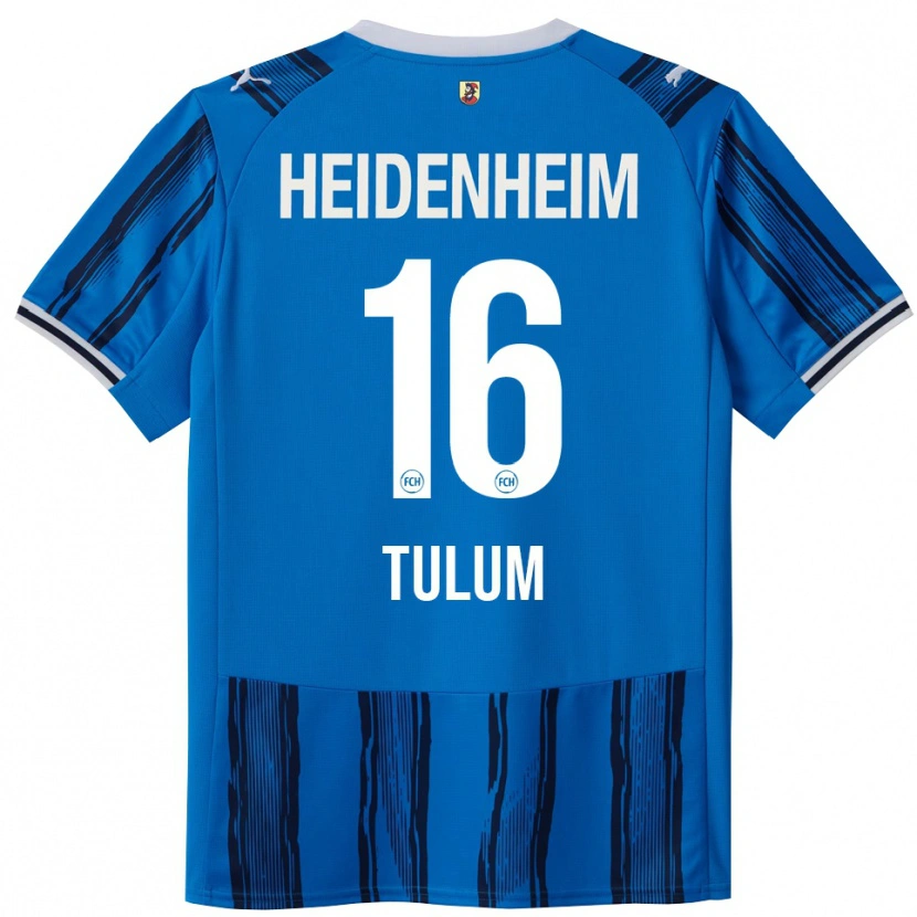 Danxen Kinder Melih Tulum #16 Blau Marineblau Auswärtstrikot Trikot 2025/26 T-Shirt Österreich