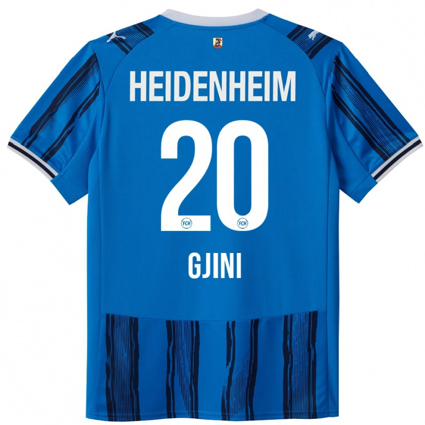 Danxen Kinder Leonard Gjini #20 Blau Marineblau Auswärtstrikot Trikot 2025/26 T-Shirt Österreich