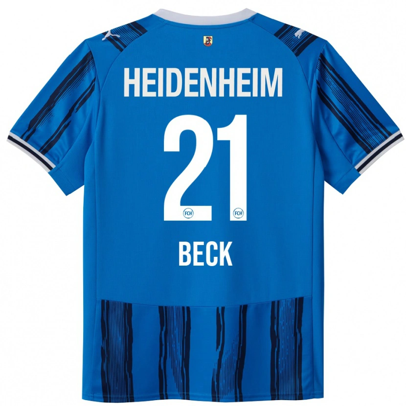 Danxen Kinder Adrian Beck #21 Blau Marineblau Auswärtstrikot Trikot 2025/26 T-Shirt Österreich