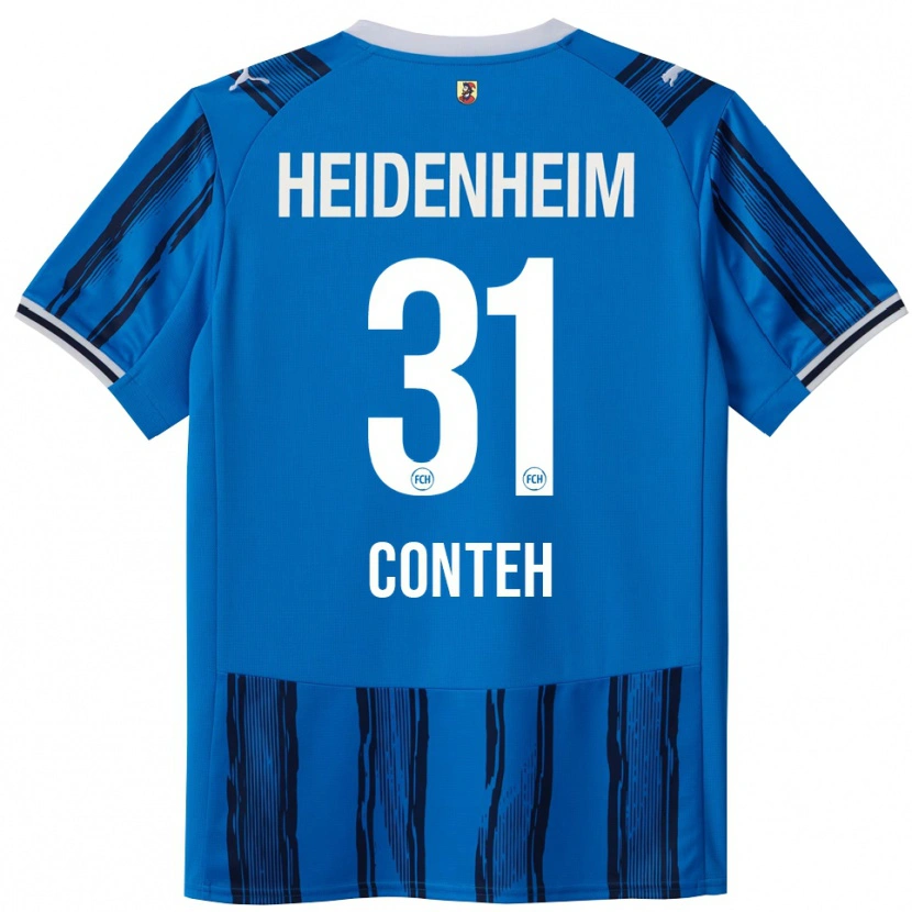 Danxen Kinder Sirlord Conteh #31 Blau Marineblau Auswärtstrikot Trikot 2025/26 T-Shirt Österreich