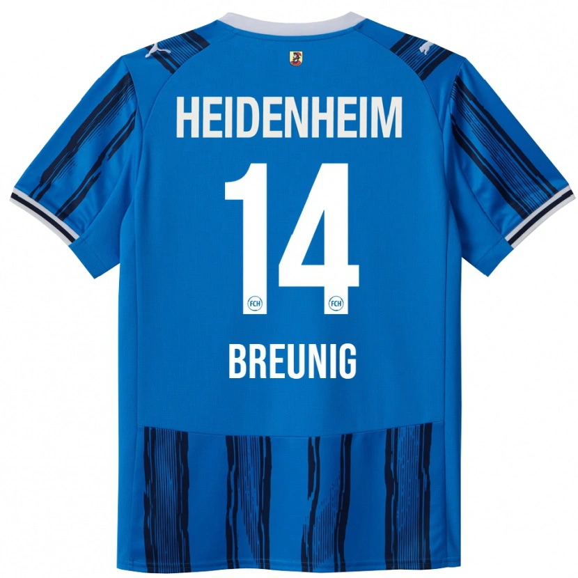 Danxen Kinder Maximilian Breunig #14 Blau Marineblau Auswärtstrikot Trikot 2025/26 T-Shirt Österreich
