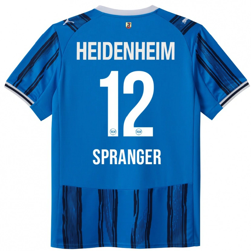 Danxen Kinder Luke Spranger #12 Blau Marineblau Auswärtstrikot Trikot 2025/26 T-Shirt Österreich