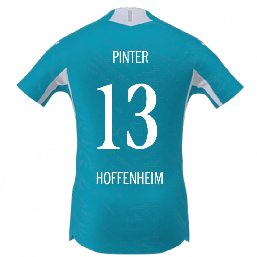 Danxen Kinder Valentein Pinter #13 Himmelblau Auswärtstrikot Trikot 2025/26 T-Shirt Österreich
