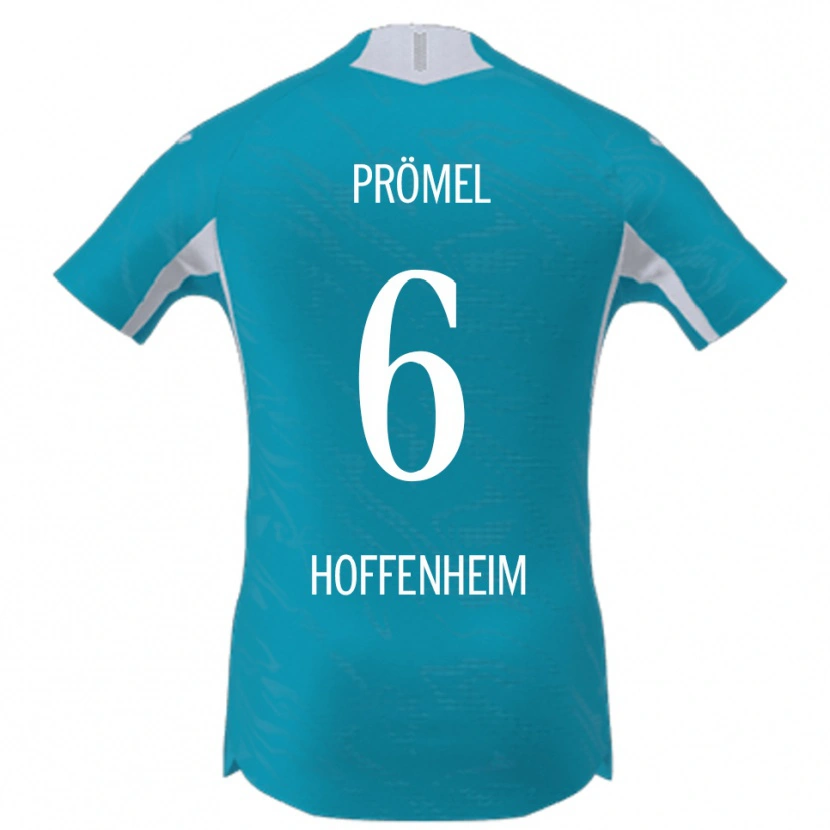 Danxen Kinder Grischa Prömel #6 Himmelblau Auswärtstrikot Trikot 2025/26 T-Shirt Österreich