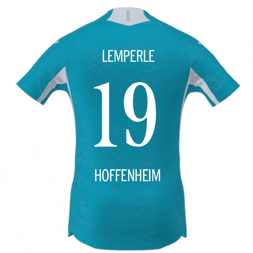 Danxen Kinder Tim Lemperle #19 Himmelblau Auswärtstrikot Trikot 2025/26 T-Shirt Österreich