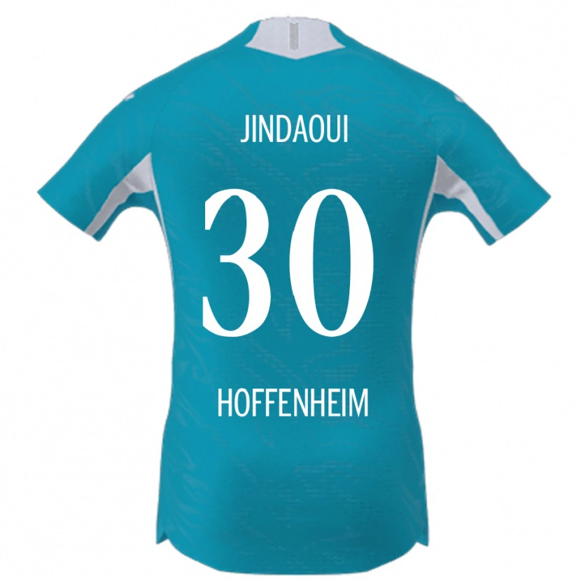 Danxen Kinder Nader Jindaoui #30 Himmelblau Auswärtstrikot Trikot 2025/26 T-Shirt Österreich
