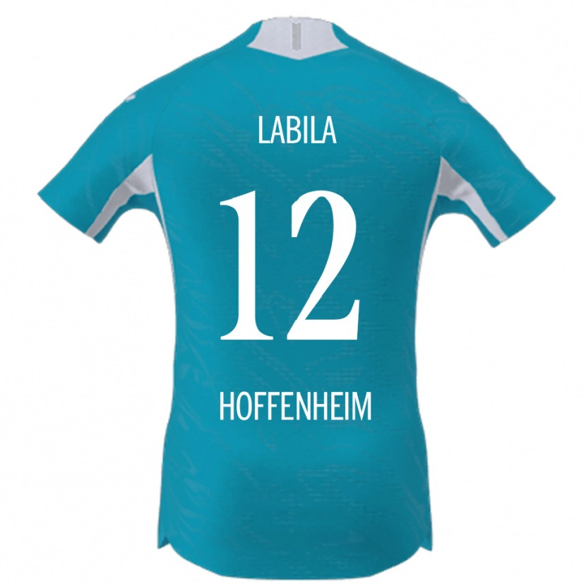 Danxen Kinder Daniel Labila #12 Himmelblau Auswärtstrikot Trikot 2025/26 T-Shirt Österreich