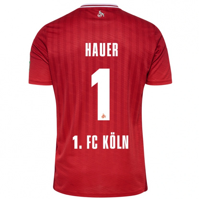 Danxen Kinder Luis Hauer #1 Rot Weiß Auswärtstrikot Trikot 2025/26 T-Shirt Österreich