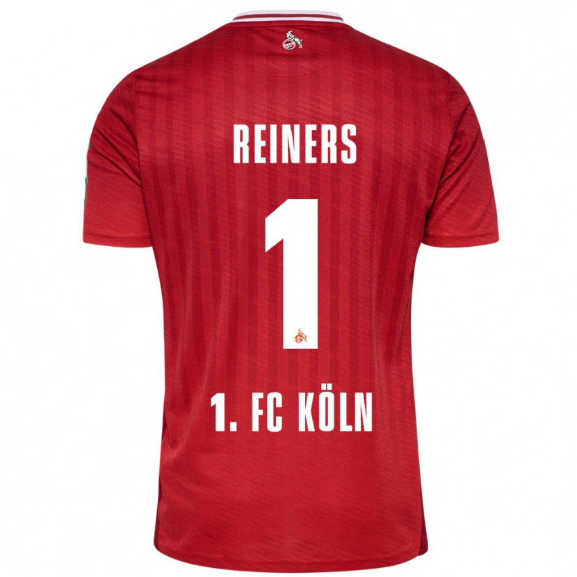 Danxen Kinder Leonard Reiners #1 Rot Weiß Auswärtstrikot Trikot 2025/26 T-Shirt Österreich