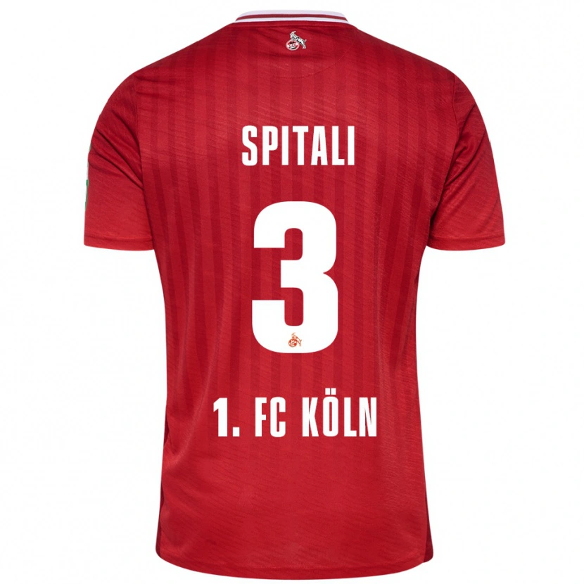 Danxen Kinder San-Luca Spitali #3 Rot Weiß Auswärtstrikot Trikot 2025/26 T-Shirt Österreich