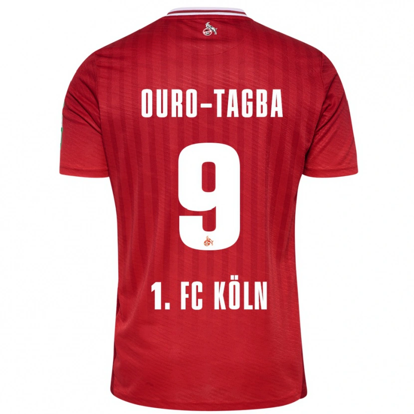 Danxen Kinder Mansour Ouro-Tagba #9 Rot Weiß Auswärtstrikot Trikot 2025/26 T-Shirt Österreich