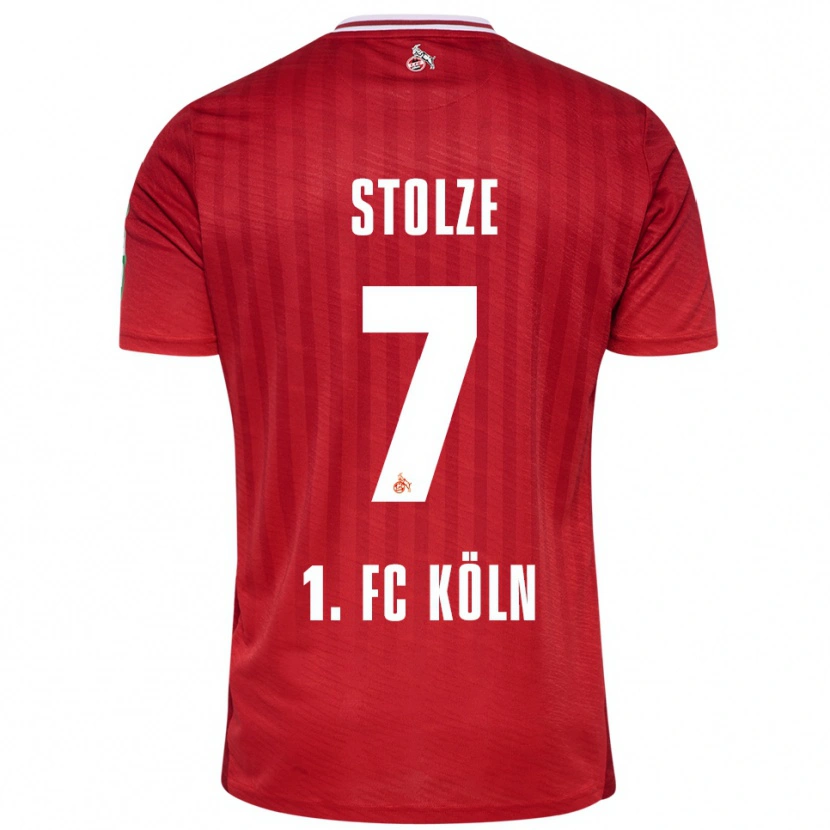 Danxen Kinder Anna-Lena Stolze #7 Rot Weiß Auswärtstrikot Trikot 2025/26 T-Shirt Österreich