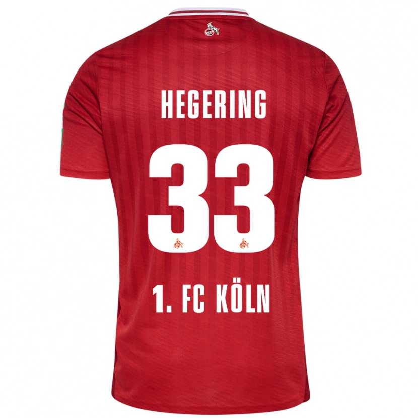 Danxen Kinder Marina Hegering #33 Rot Weiß Auswärtstrikot Trikot 2025/26 T-Shirt Österreich