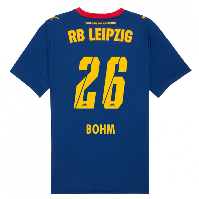 Danxen Kinder Pepe Böhm #26 Marineblau Rot Auswärtstrikot Trikot 2025/26 T-Shirt Österreich