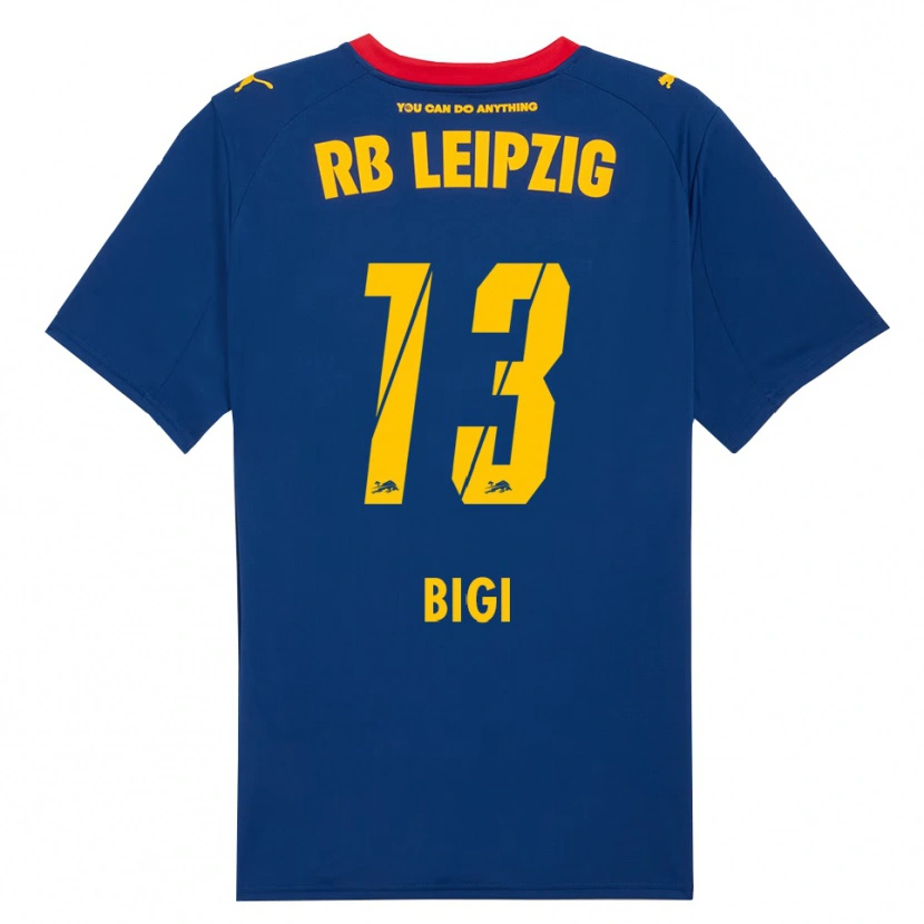 Danxen Kinder Samim Bigi #13 Marineblau Rot Auswärtstrikot Trikot 2025/26 T-Shirt Österreich