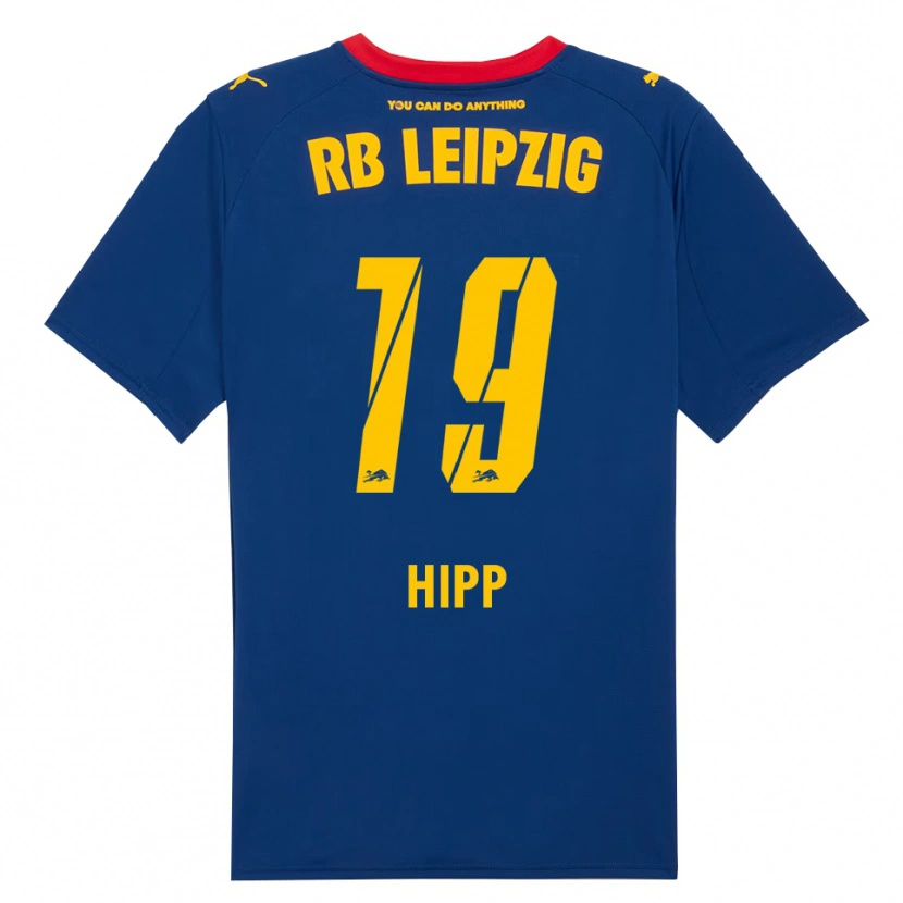 Danxen Kinder Jenny Hipp #19 Marineblau Rot Auswärtstrikot Trikot 2025/26 T-Shirt Österreich