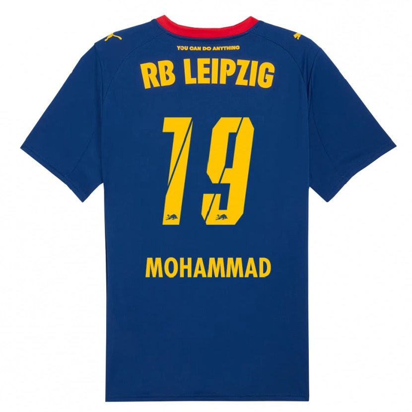 Danxen Kinder Sammy Mohammad #19 Marineblau Rot Auswärtstrikot Trikot 2025/26 T-Shirt Österreich