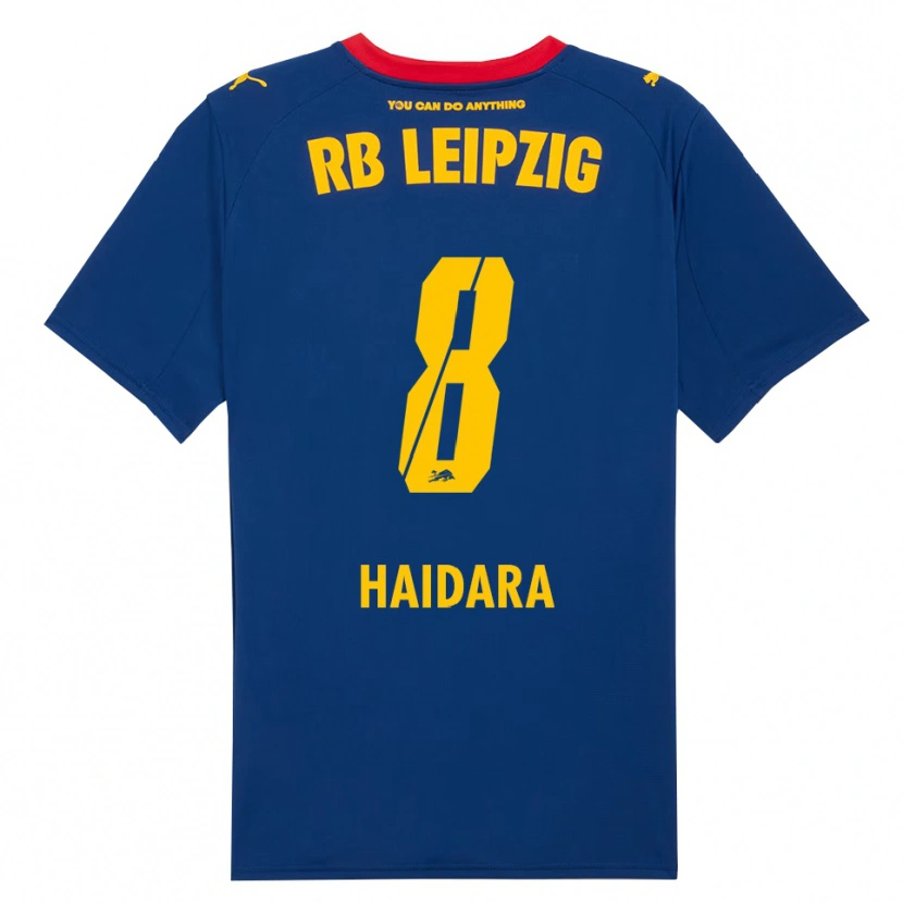 Danxen Kinder Amadou Haidara #8 Marineblau Rot Auswärtstrikot Trikot 2025/26 T-Shirt Österreich