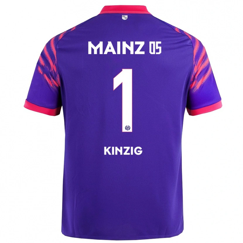 Danxen Kinder Maximilian Kinzig #1 Marineblau Pink Auswärtstrikot Trikot 2025/26 T-Shirt Österreich