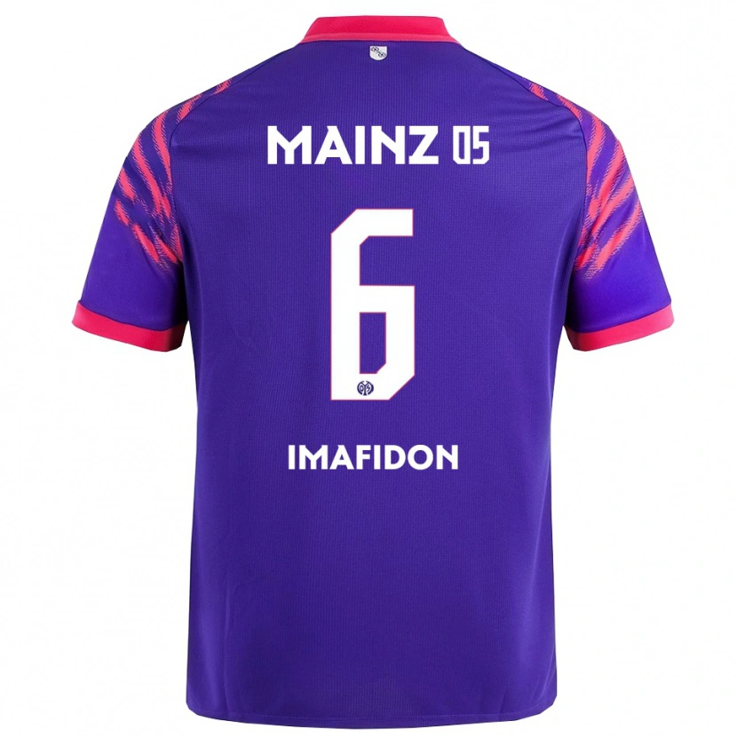 Danxen Kinder Daniel Imafidon #6 Marineblau Pink Auswärtstrikot Trikot 2025/26 T-Shirt Österreich
