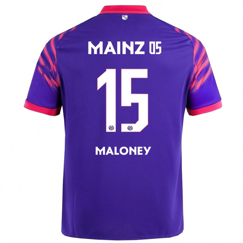 Danxen Kinder Lennard Maloney #15 Marineblau Pink Auswärtstrikot Trikot 2025/26 T-Shirt Österreich