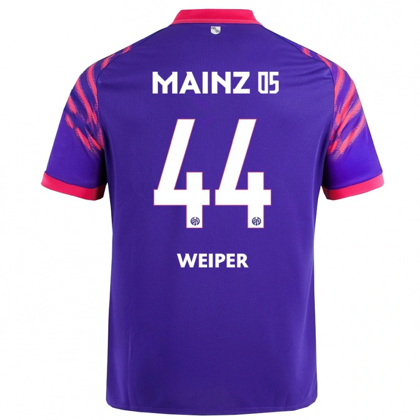Danxen Kinder Nelson Weiper #44 Marineblau Pink Auswärtstrikot Trikot 2025/26 T-Shirt Österreich