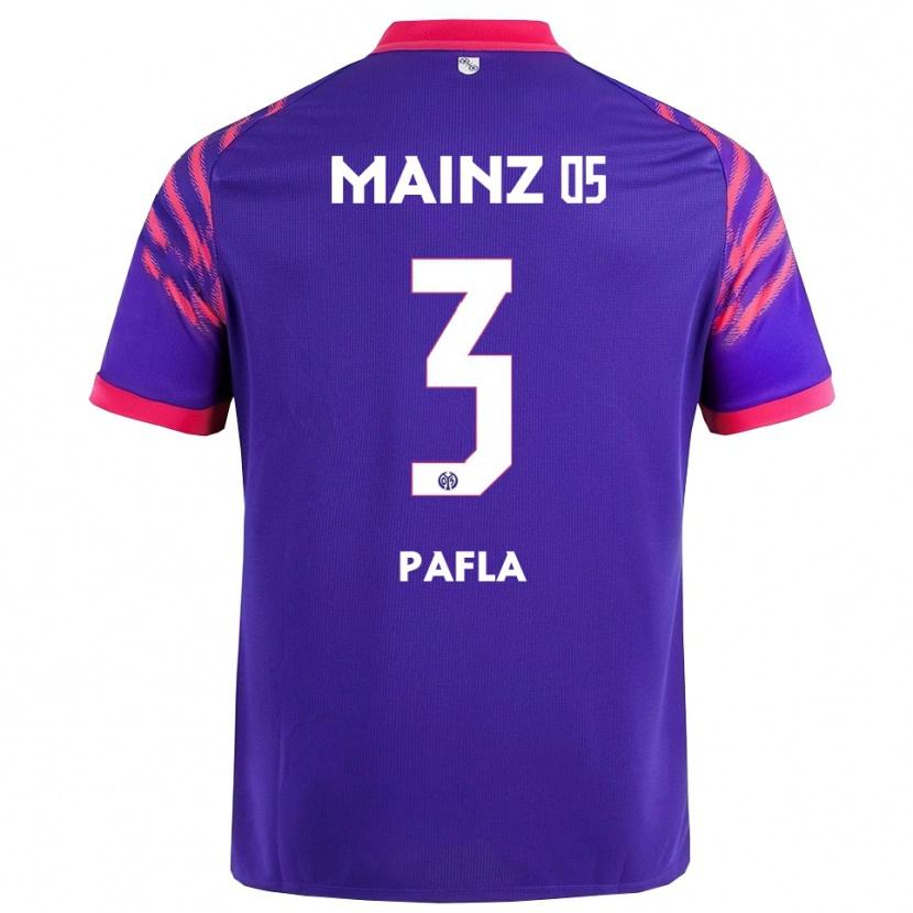 Danxen Kinder Noel Pafla #3 Marineblau Pink Auswärtstrikot Trikot 2025/26 T-Shirt Österreich