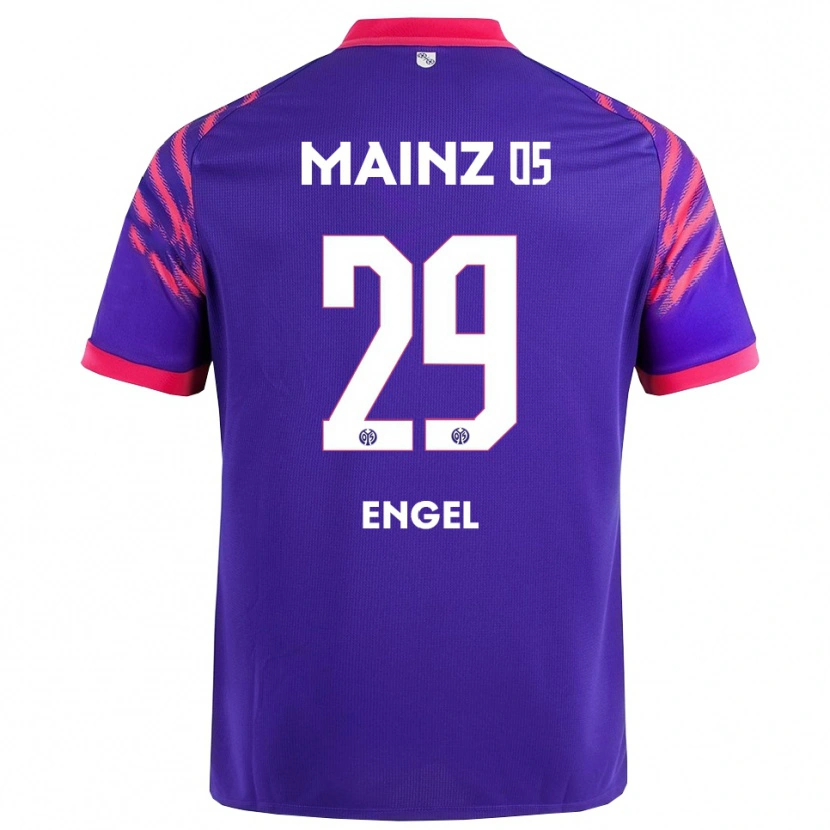 Danxen Kinder Fritz Engel #29 Marineblau Pink Auswärtstrikot Trikot 2025/26 T-Shirt Österreich