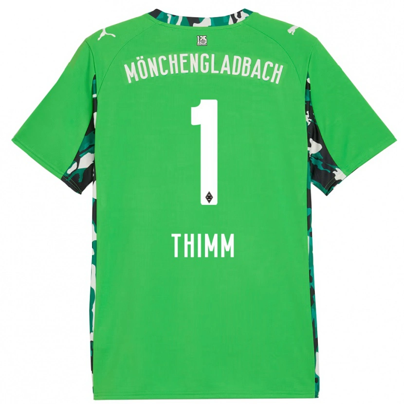 Danxen Kinder Joshua Thimm #1 Grün Schwarz Auswärtstrikot Trikot 2025/26 T-Shirt Österreich