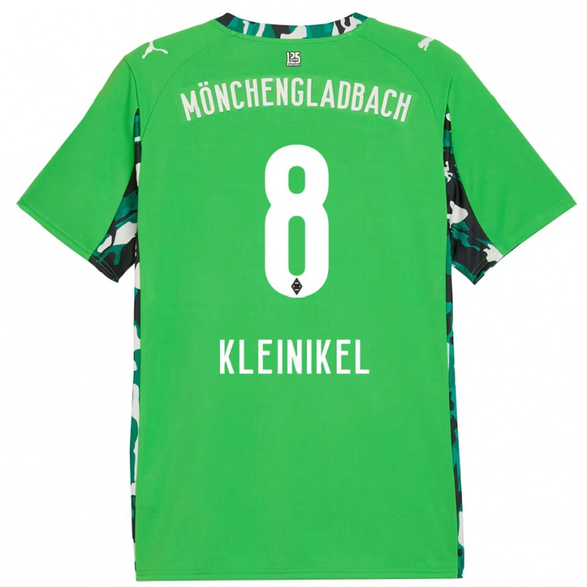 Danxen Kinder Nadja Kleinikel #8 Grün Schwarz Auswärtstrikot Trikot 2025/26 T-Shirt Österreich