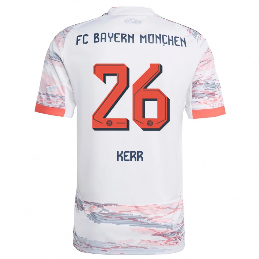 Danxen Kinder Samantha Kerr #26 Weiß Grau Auswärtstrikot Trikot 2025/26 T-Shirt Österreich