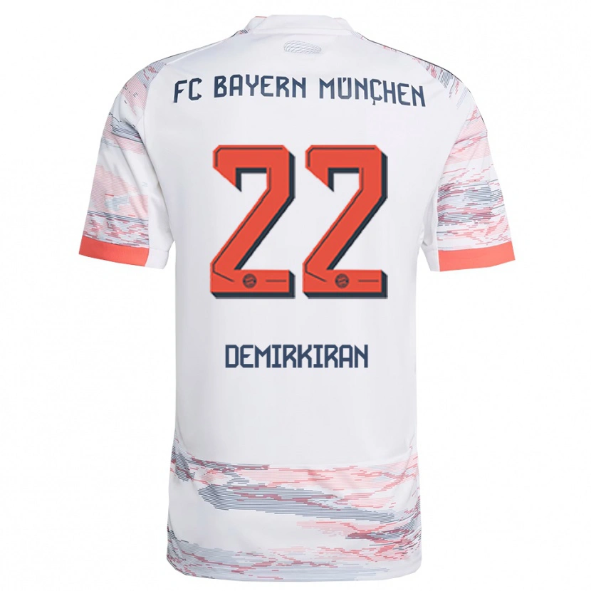Danxen Kinder Ediz Demirkiran #22 Weiß Grau Auswärtstrikot Trikot 2025/26 T-Shirt Österreich