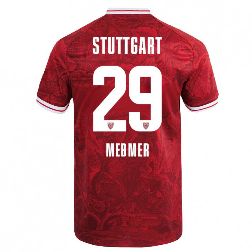 Danxen Kinder Meike Meßmer #29 Rot Schwarz Auswärtstrikot Trikot 2025/26 T-Shirt Österreich