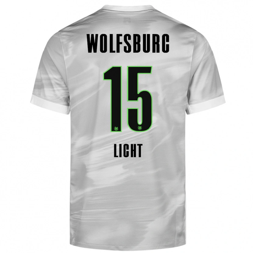Danxen Kinder Philipp Licht #15 Grau Weiß Auswärtstrikot Trikot 2025/26 T-Shirt Österreich