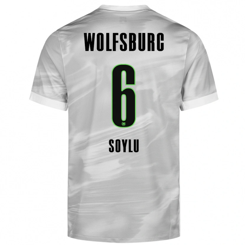 Danxen Kinder Darwin Soylu #6 Grau Weiß Auswärtstrikot Trikot 2025/26 T-Shirt Österreich