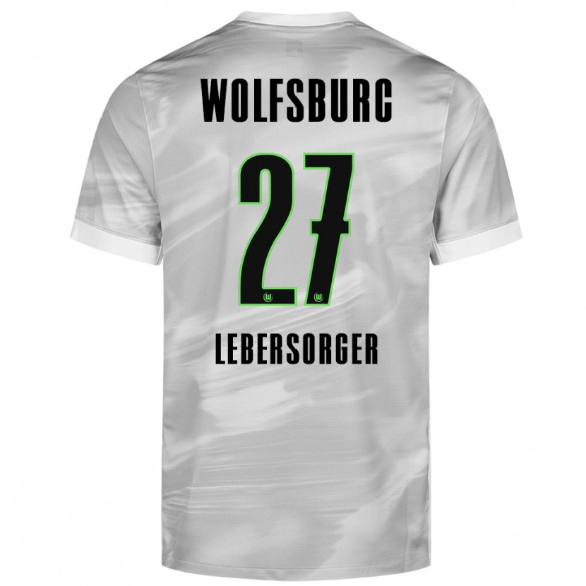 Danxen Kinder Kevin Lebersorger #27 Grau Weiß Auswärtstrikot Trikot 2025/26 T-Shirt Österreich