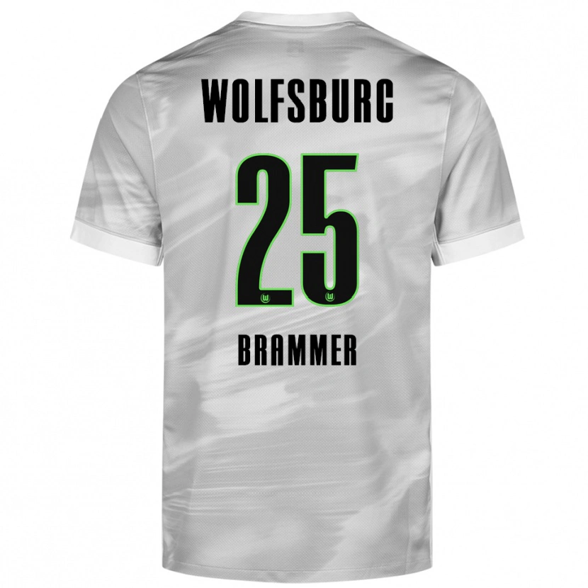 Danxen Kinder Ole Brammer #25 Grau Weiß Auswärtstrikot Trikot 2025/26 T-Shirt Österreich