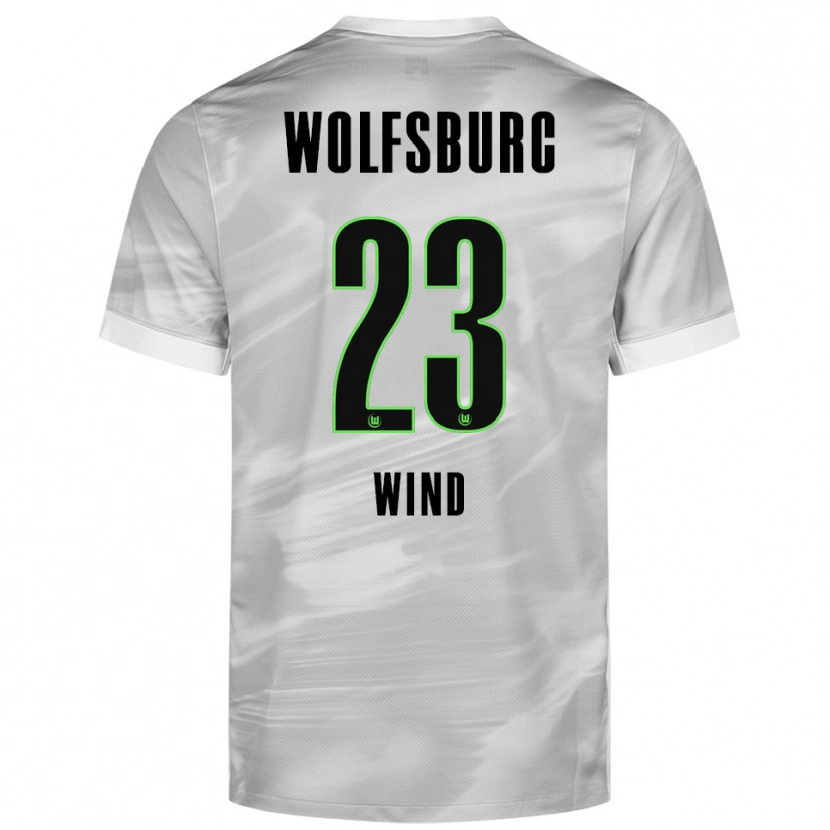 Danxen Kinder Jonas Wind #23 Grau Weiß Auswärtstrikot Trikot 2025/26 T-Shirt Österreich
