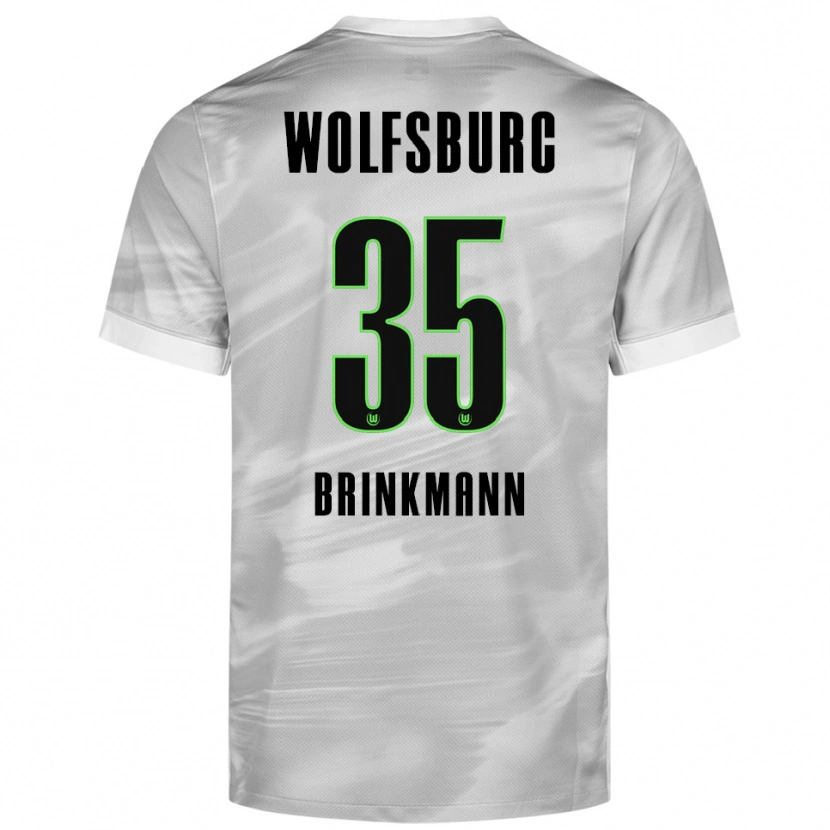 Danxen Kinder Karla Brinkmann #35 Grau Weiß Auswärtstrikot Trikot 2025/26 T-Shirt Österreich