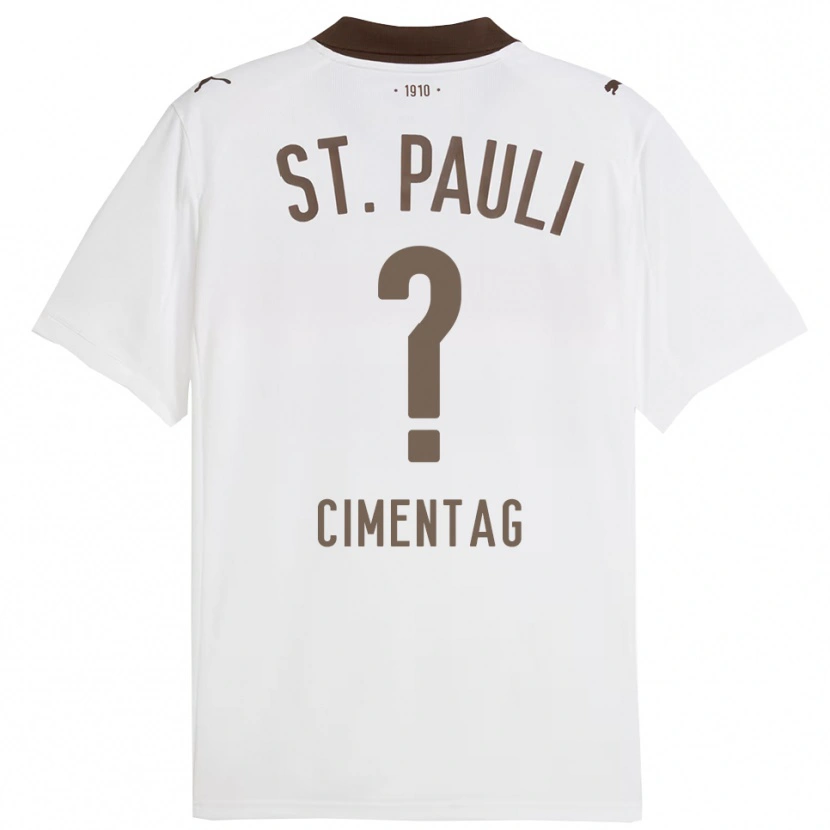 Danxen Kinder Denis Cimentag #0 Weiß Rot Auswärtstrikot Trikot 2025/26 T-Shirt Österreich